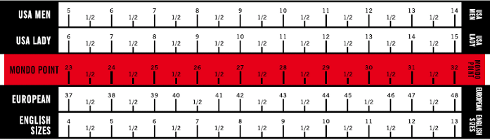 correspondance taille converse